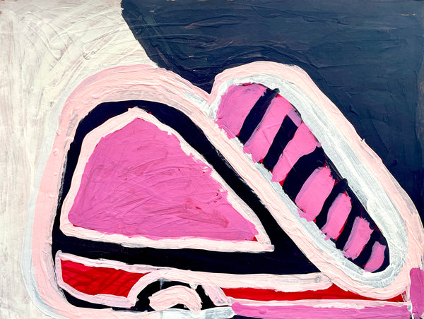 Pink Cake Shoe, by Lesley Carlton