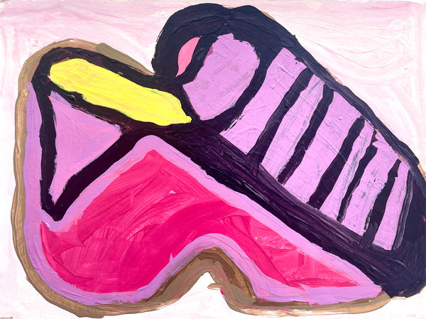 Raspberry Cake Shoe, by Lesley Carlton