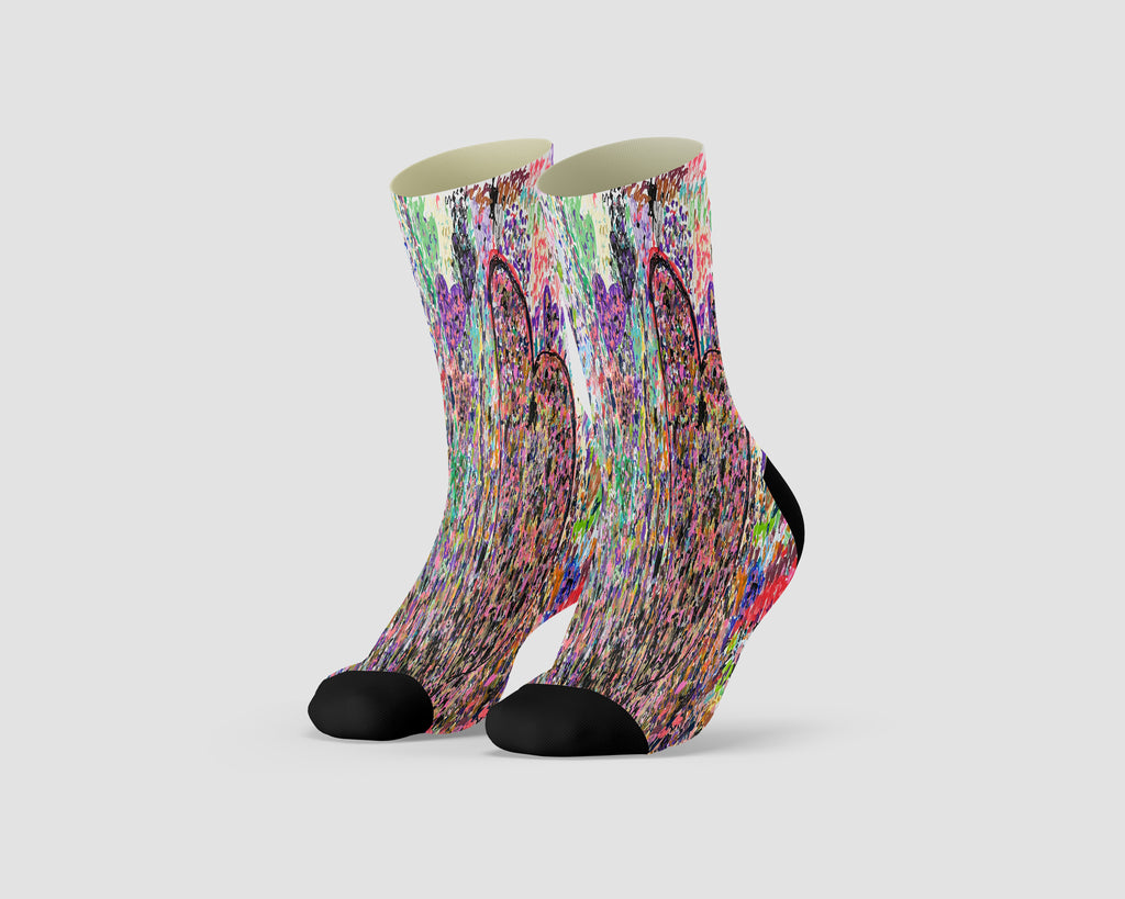 Many Hearts Socks, By Amanda Fere