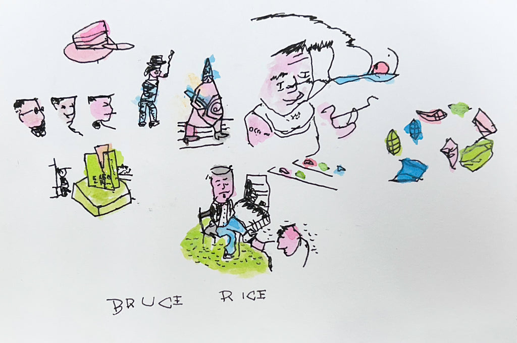 Untitled (Pink Faces), by Bruce Rice