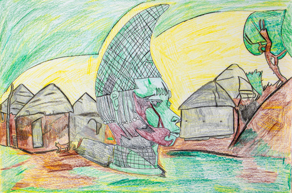 Benin Queen Mother of the African Village, by Dwayne L. Curry