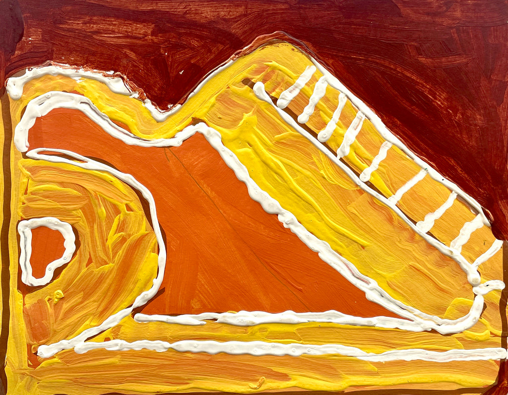 Carrot Cake Shoe #2, by Lesley Carlton