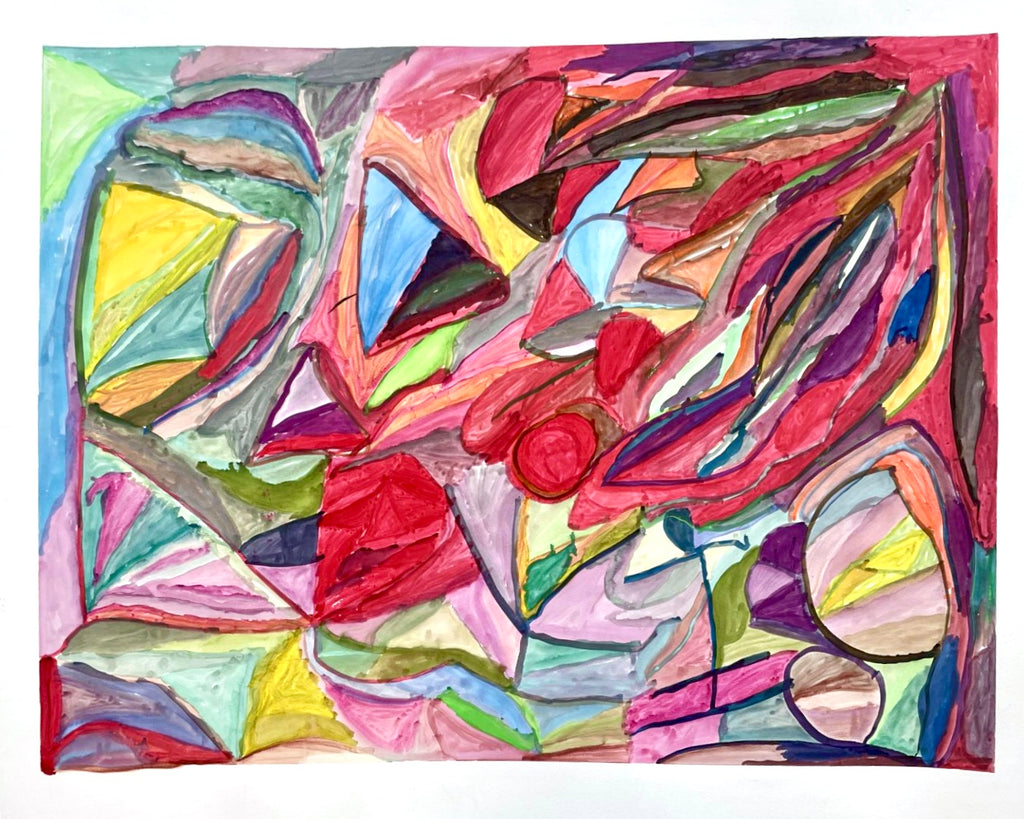 Untitled (Red Field), by Latoya Elliot