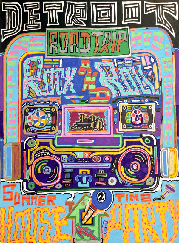 Detroit Road Trip, Summertime House Party, by Jeremy Taylor