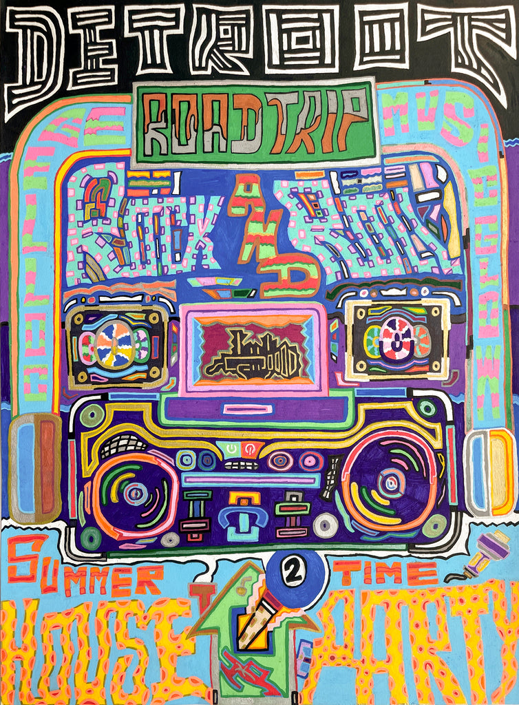 Detroit Road Trip, Summertime House Party, by Jeremy Taylor