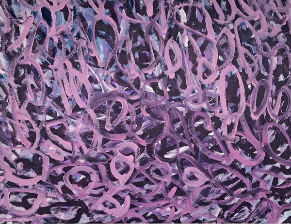 Untitled (Lavender Over Purple), by Julieann Dombrowski