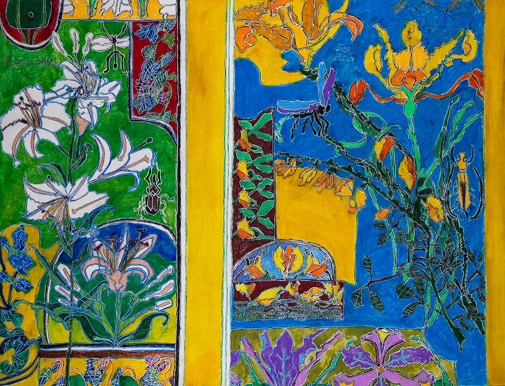 Easter Lillies, Tiger Lillies, by Keisha Miller