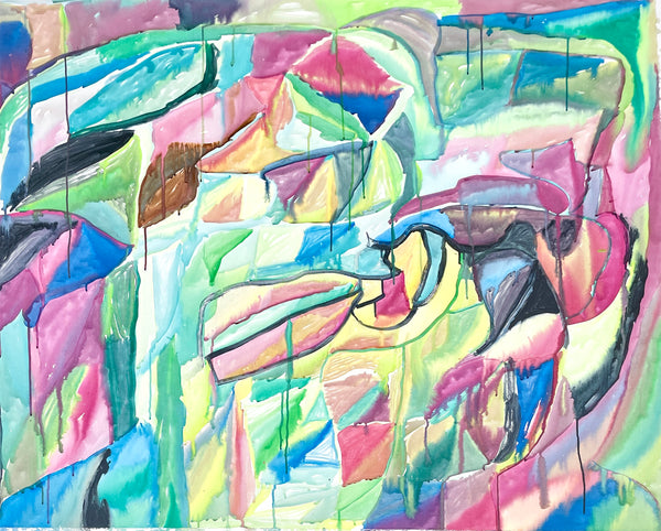 Untitled (Color Drip), by Latoya Elliot