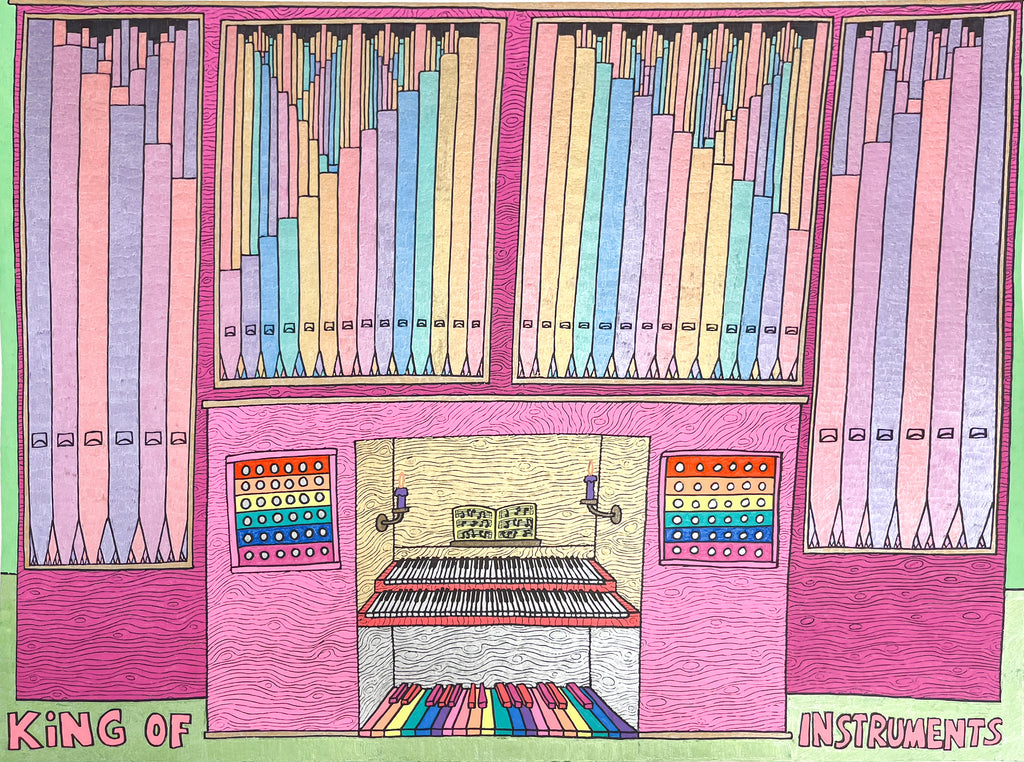 Digital Print, King of Instruments, 12 in by Nicholas Granch