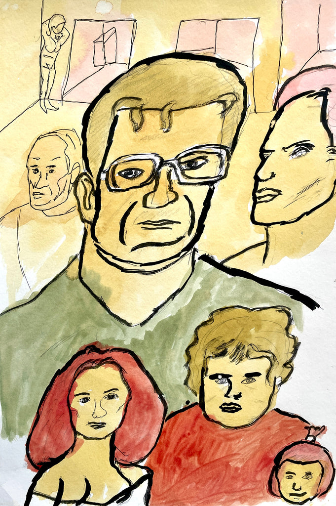 Untitled (Faces), by Richard Marshall