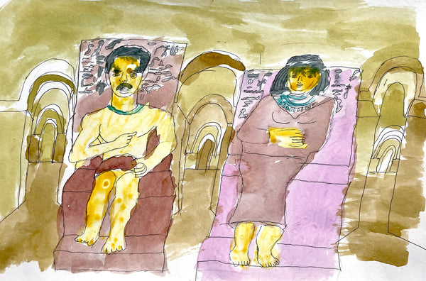 Egyptian Couple, by Richard Marshall
