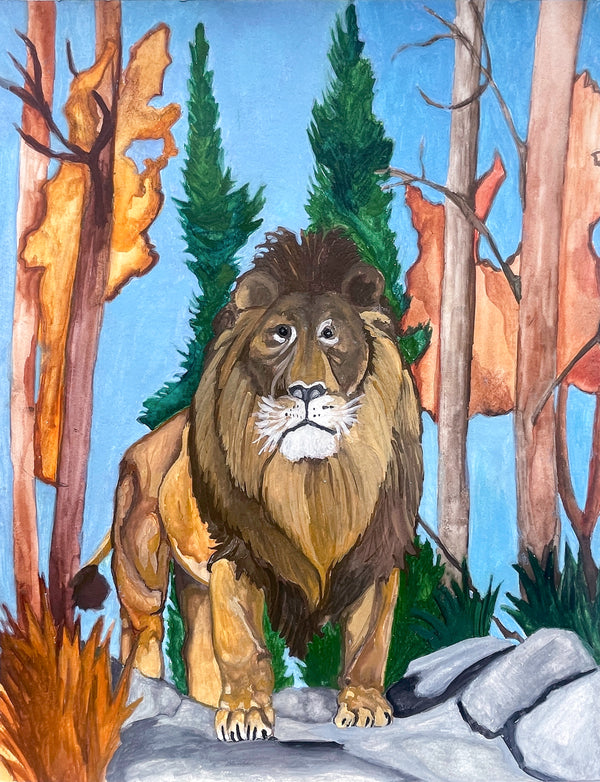 Lion in the Wilderness, by Scott Maciejewski