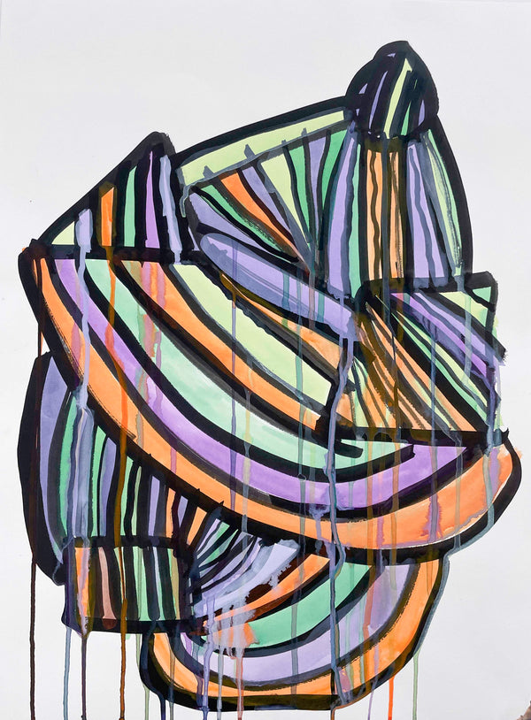 Untitled (Lime & Orange), by Stephan Tatum