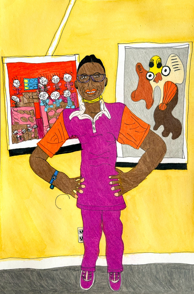 Self Portrait at PASC Detroit, by Chantell Donwell