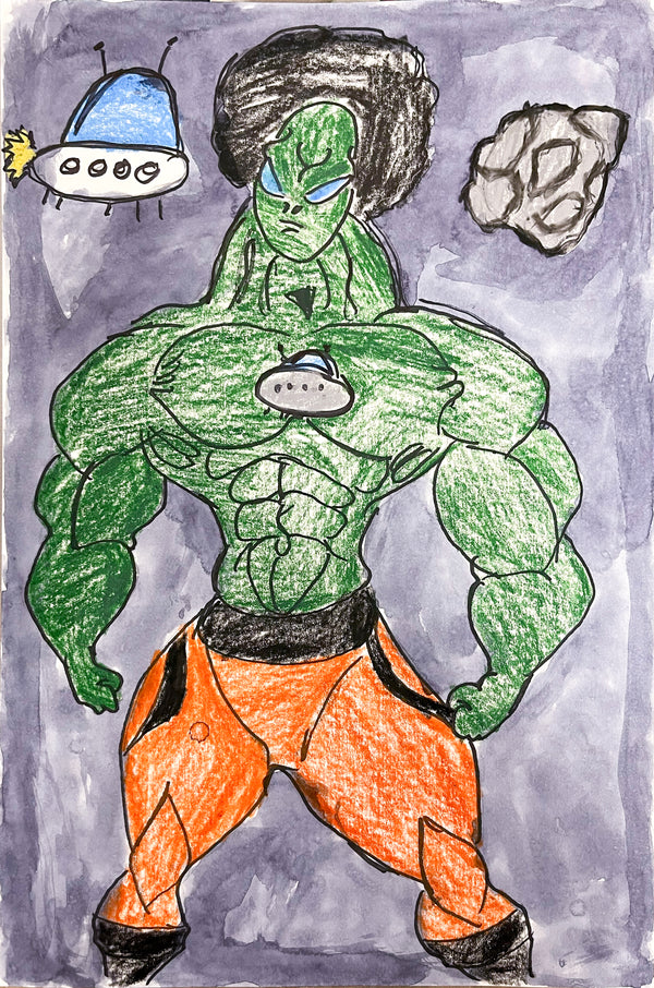 UFO Afro, by Jon Coleman