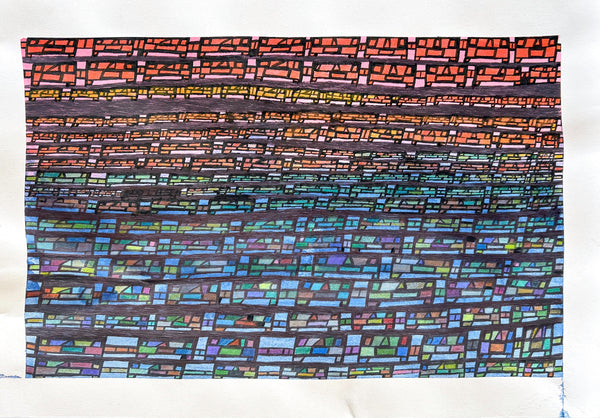 Untitled (Orange Blue People), by Robert Duncombe