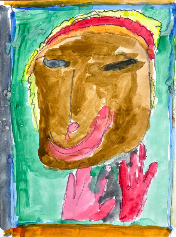 Portrait of a Clown, by Gayle Sanford