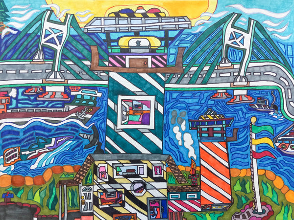 Michigan Lighthouses and Bridges, by Jeremy Taylor