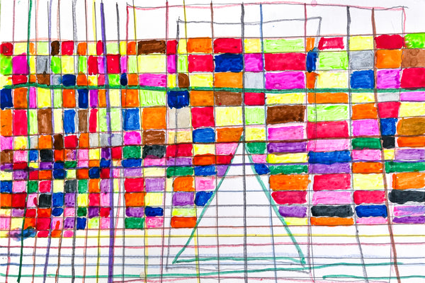 Rainbow Grid, by Mario Magget