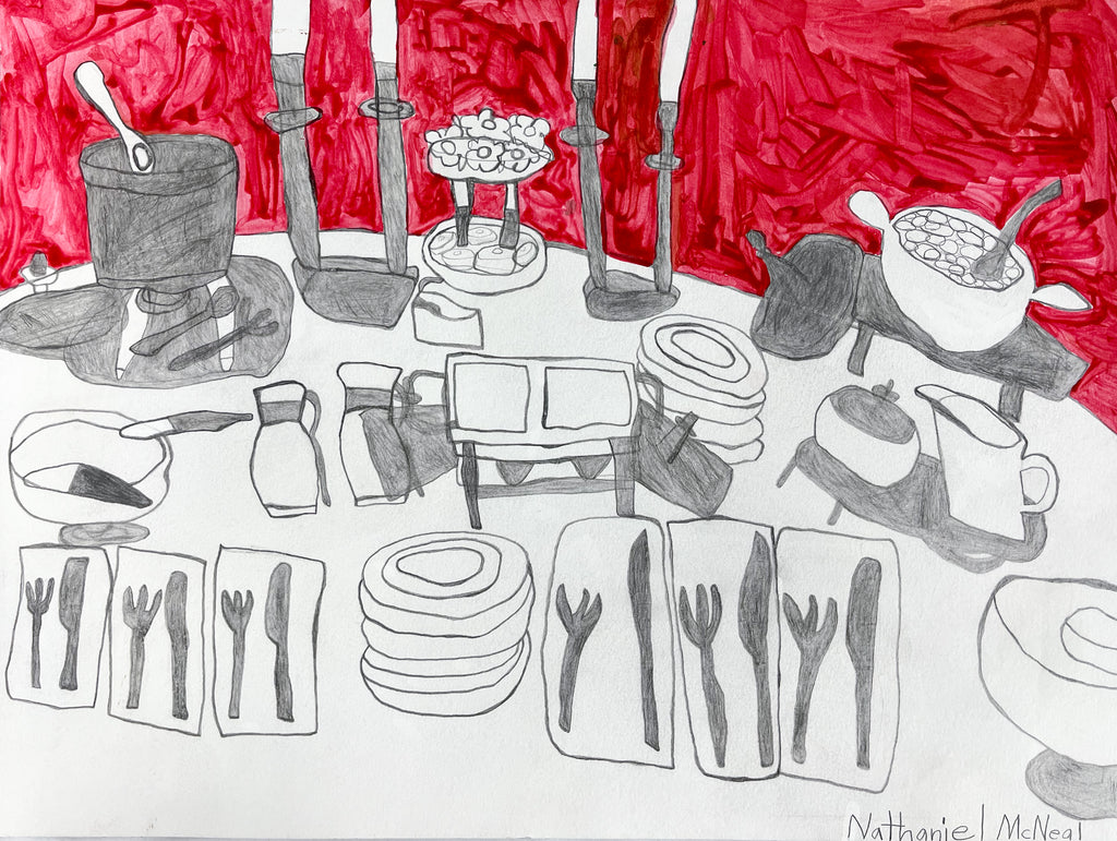 Red Carpet Buffet, by Nathaniel McNeal Jr