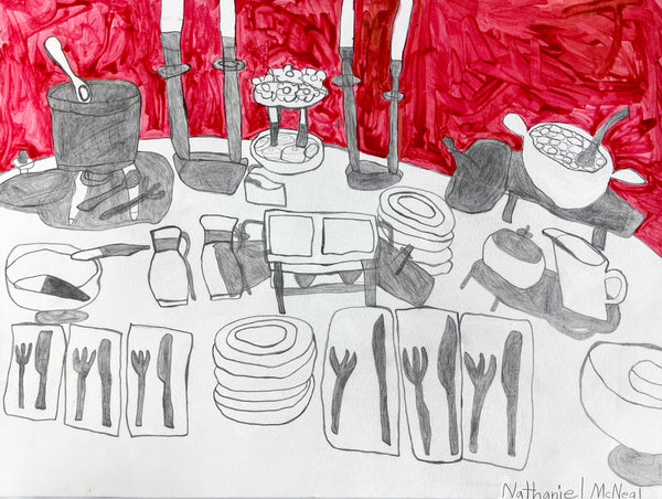 Red Carpet Buffet, by Nathaniel McNeal Jr