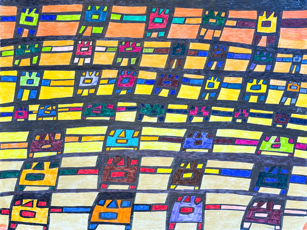 "Crowded Sunset", by Robert Duncombe