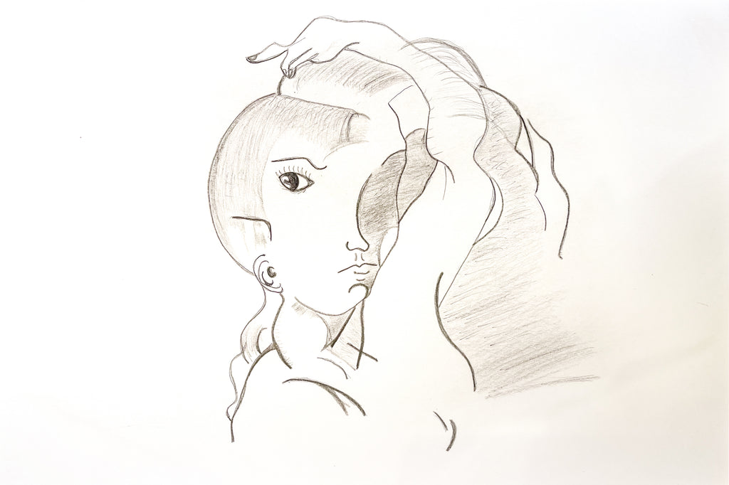 Untitled, (Abstracted Woman), by Sereal Crawford