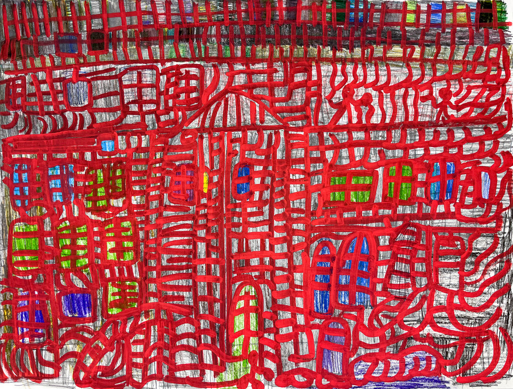 Buildings in Red, by Stanley Brown