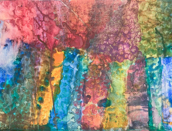 Untitled 01, watercolor by Tracey Mason