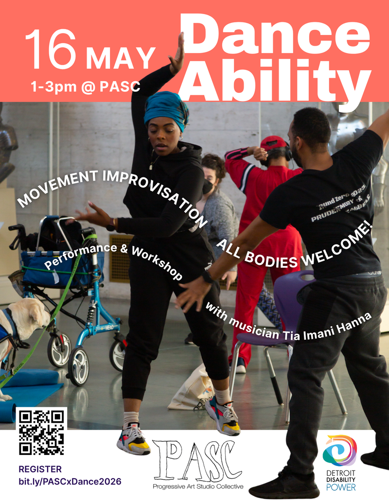 DanceAbility @ PASC Gallery – open and free to all Detroiters!