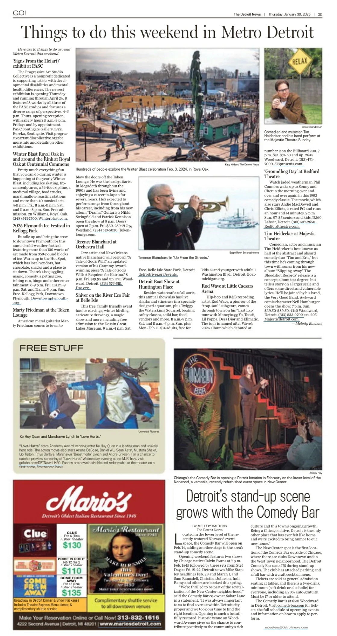 Things to Do This Weekend - Detroit News