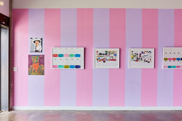 Installation image of By Design exhibition at Sage Studio