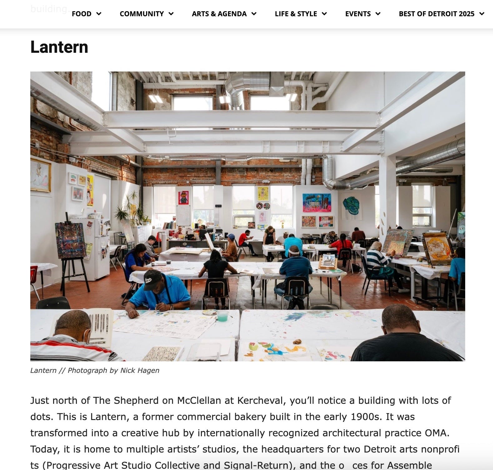 Guide to Detroit - Hour Magazine