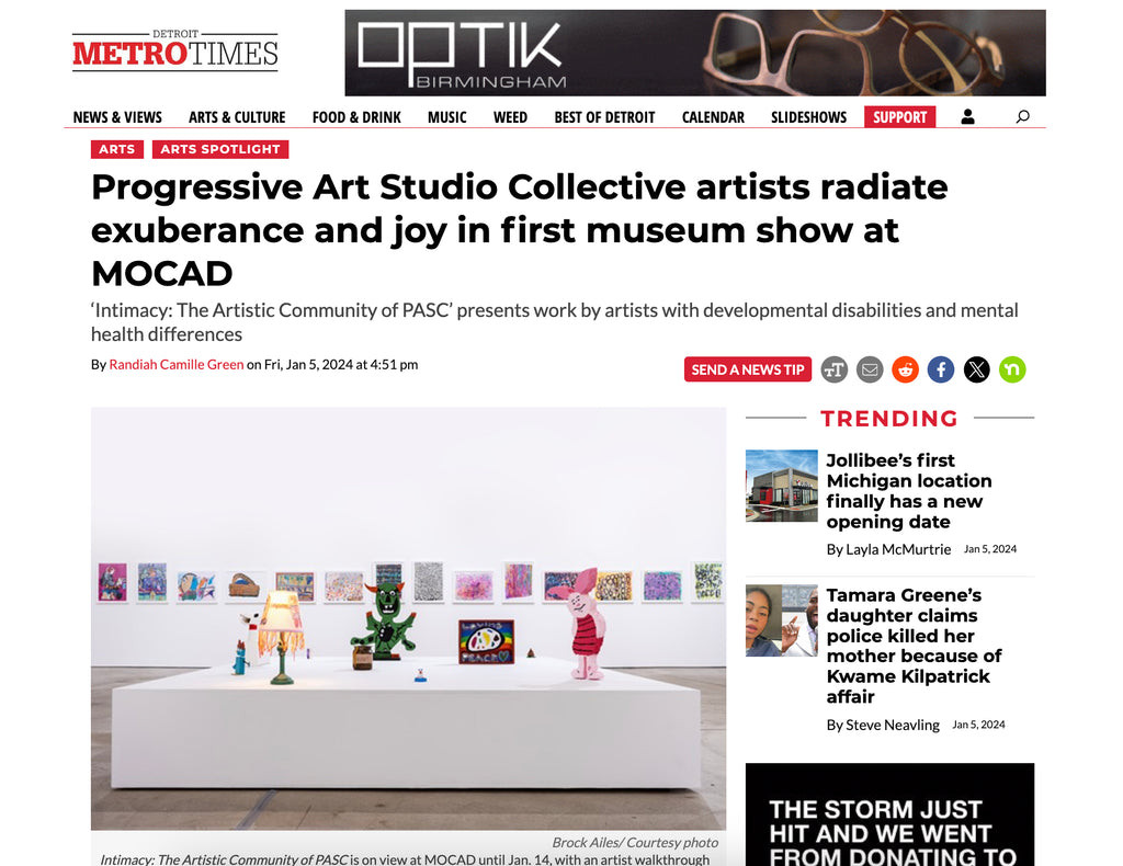 Metro Times Article on PASC's Show at MOCAD