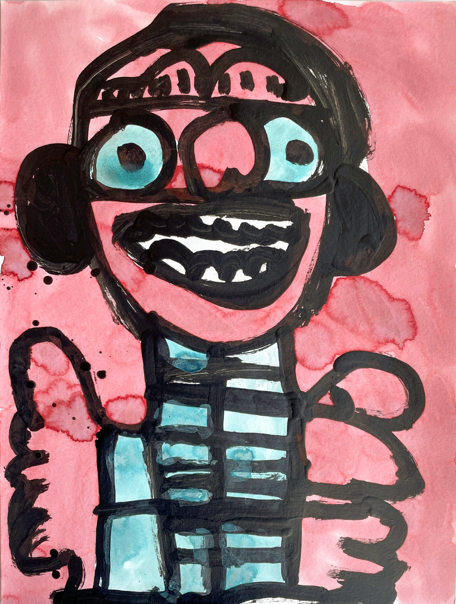 Rosey Pink Person, by Aaron Taylor - pasc-gallery