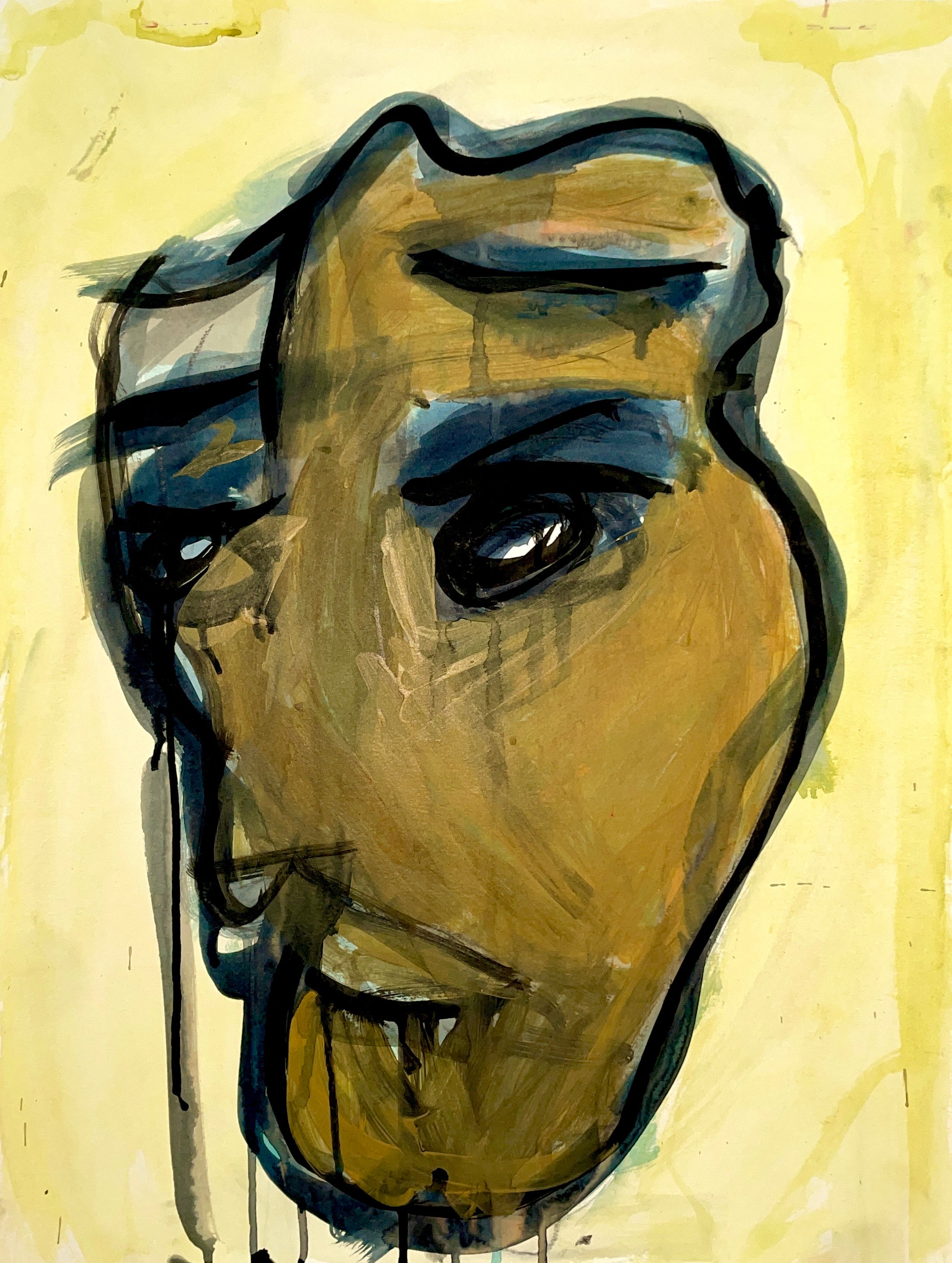 Tan and Beige Face, by Alsendoe Owens