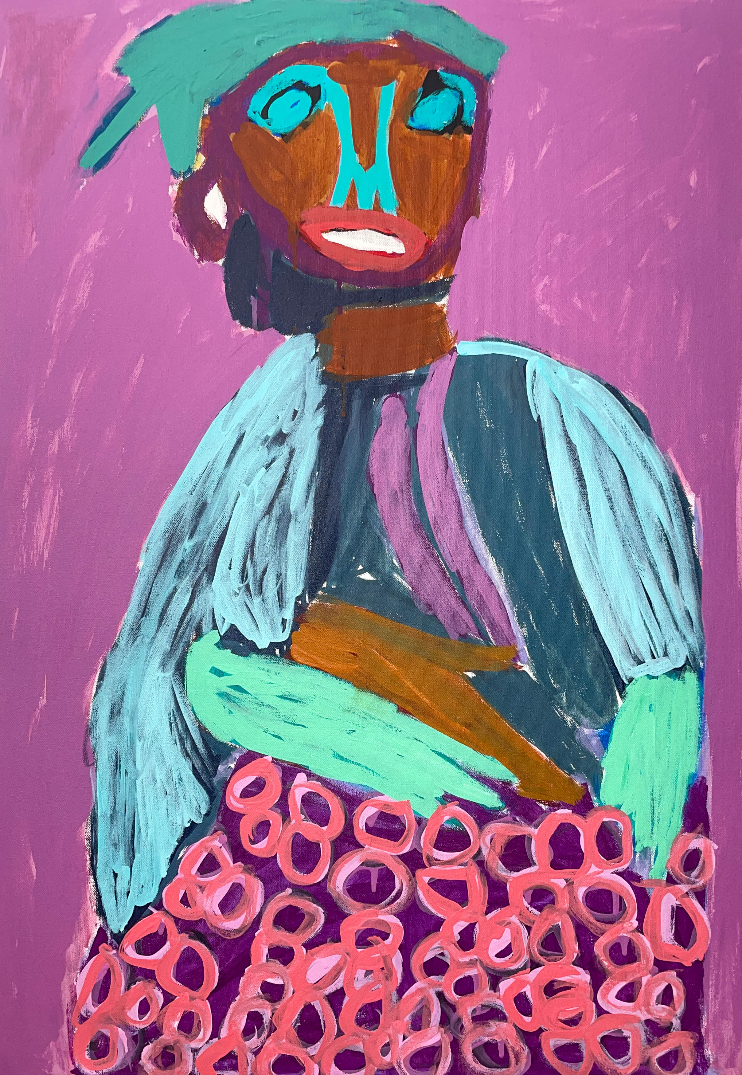 The Lady with Purple, by Alsendoe Owens