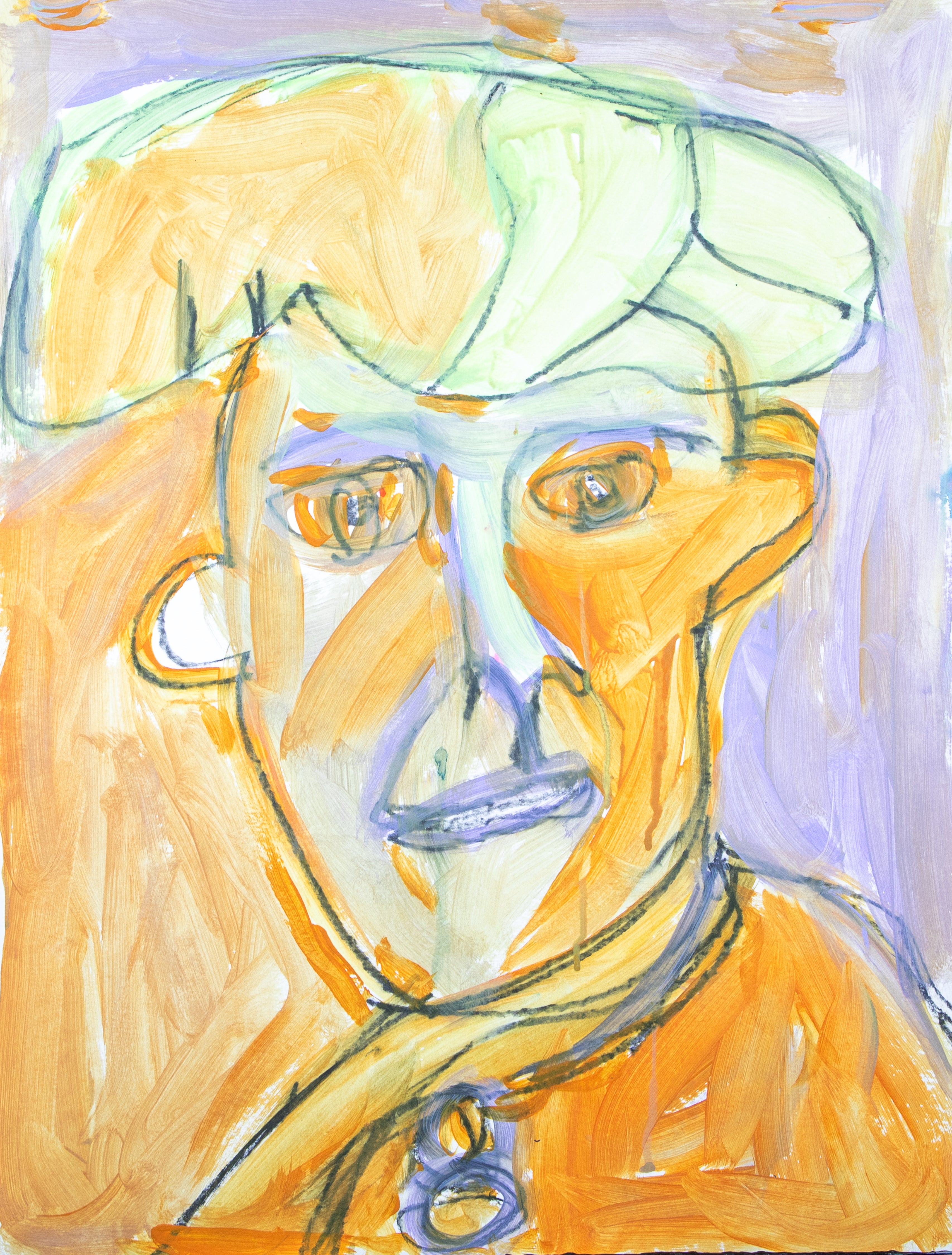 Orange Face And Hair, by Alsendoe Owens - pasc-gallery