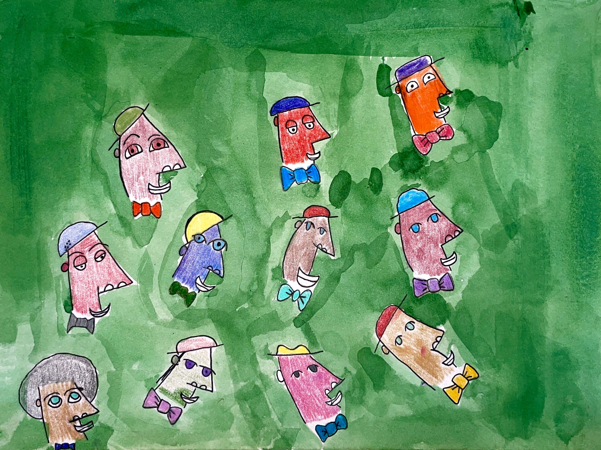 Untitled (Gentlemen), by Avetta Gabriel - pasc-gallery