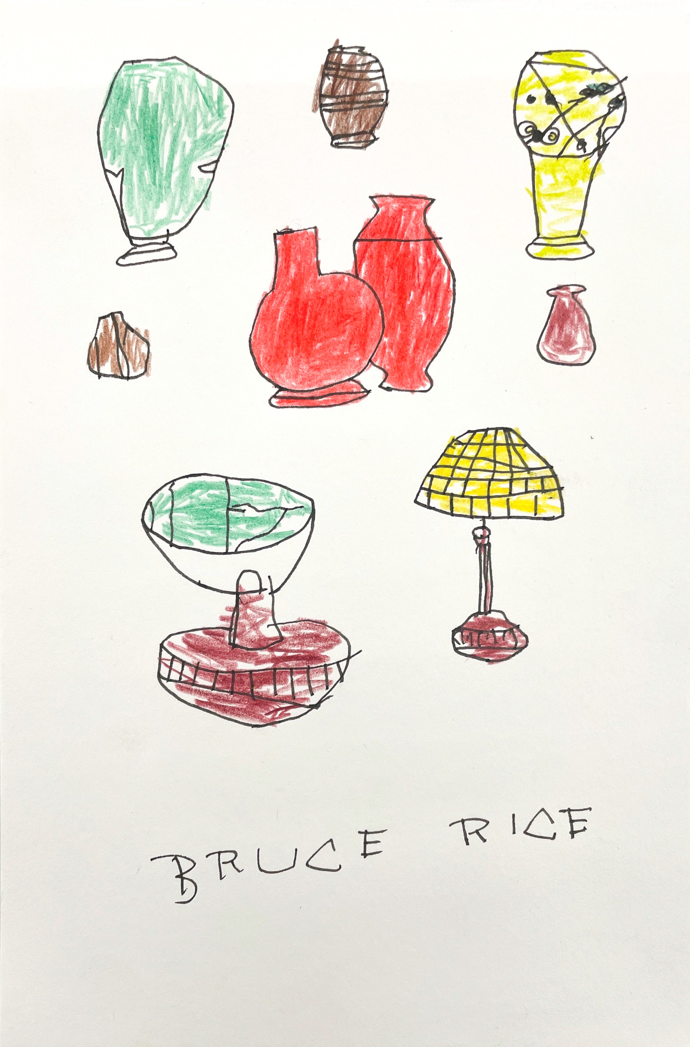 Untitled (Home Items), by Bruce Rice - pasc-gallery