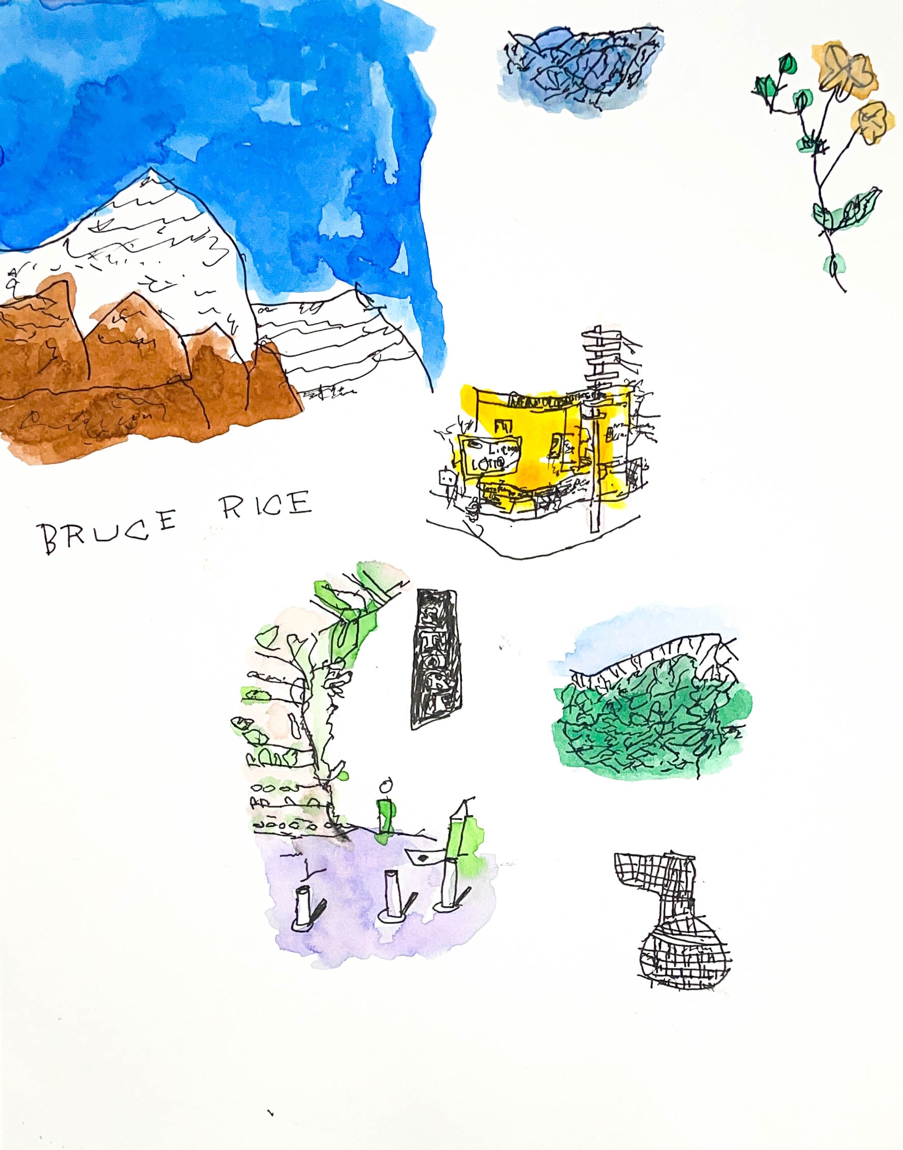 Outdoors, by Bruce Rice