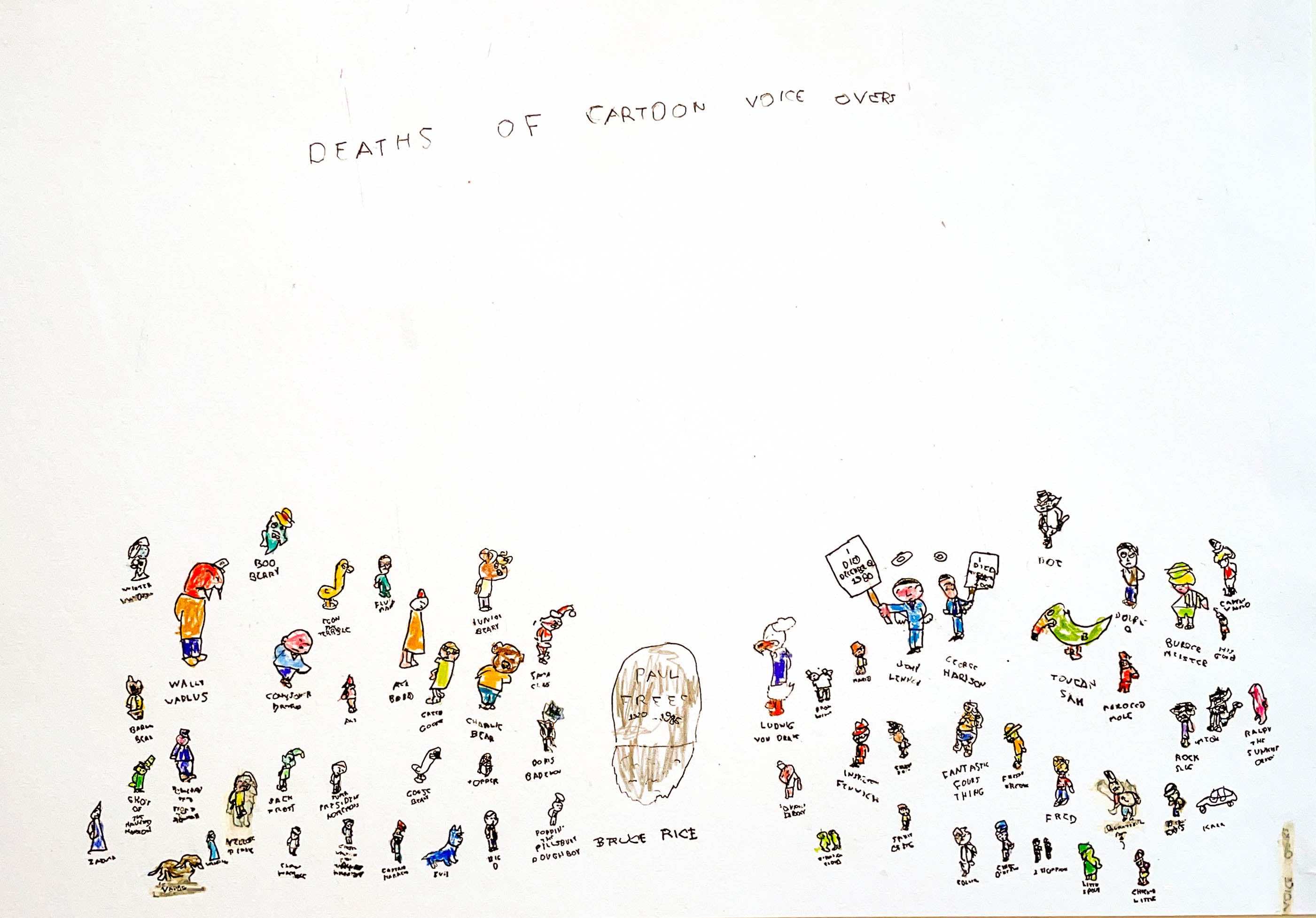 Paul Frees: Death of Cartoon Voiceovers #7, by Bruce Rice