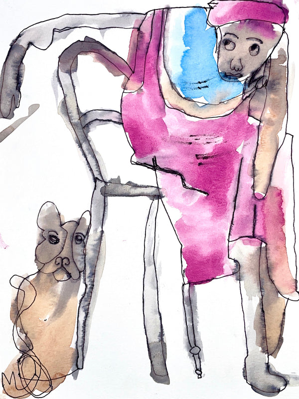 Person and Dog, by Chris Evans