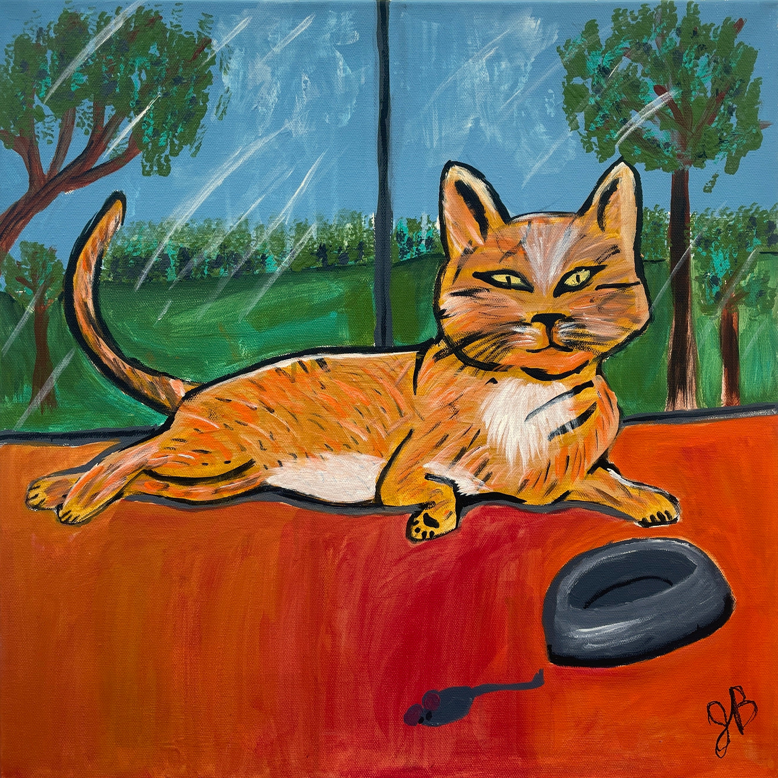 A Cat Named Tiger, by Jamille Berry - pasc-gallery
