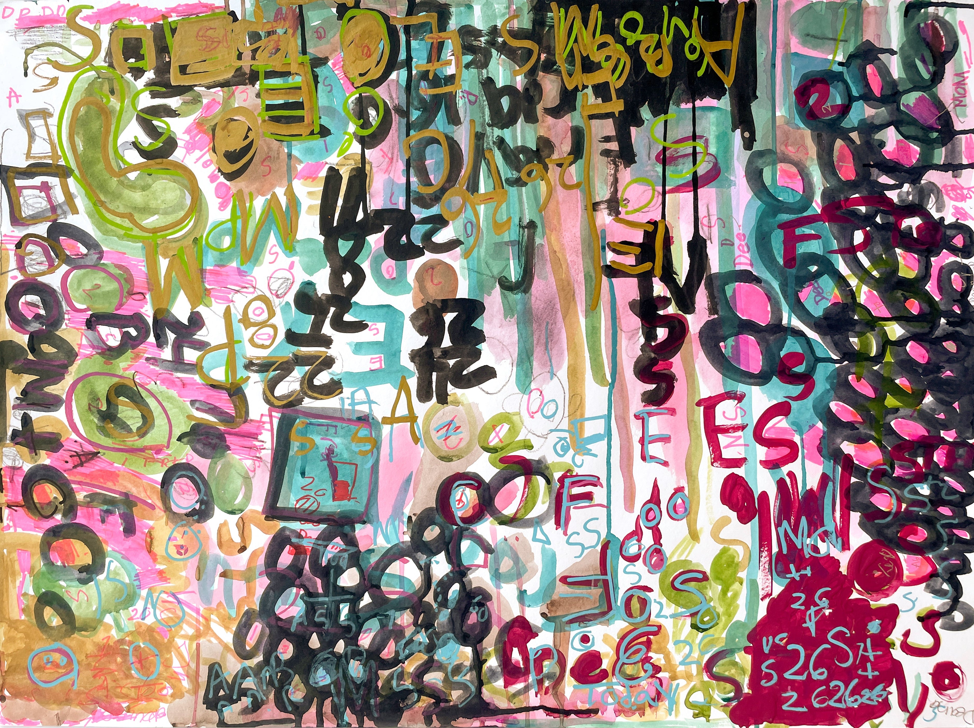 Graffiti Flowers, by Deanna Poppenger - pasc-gallery