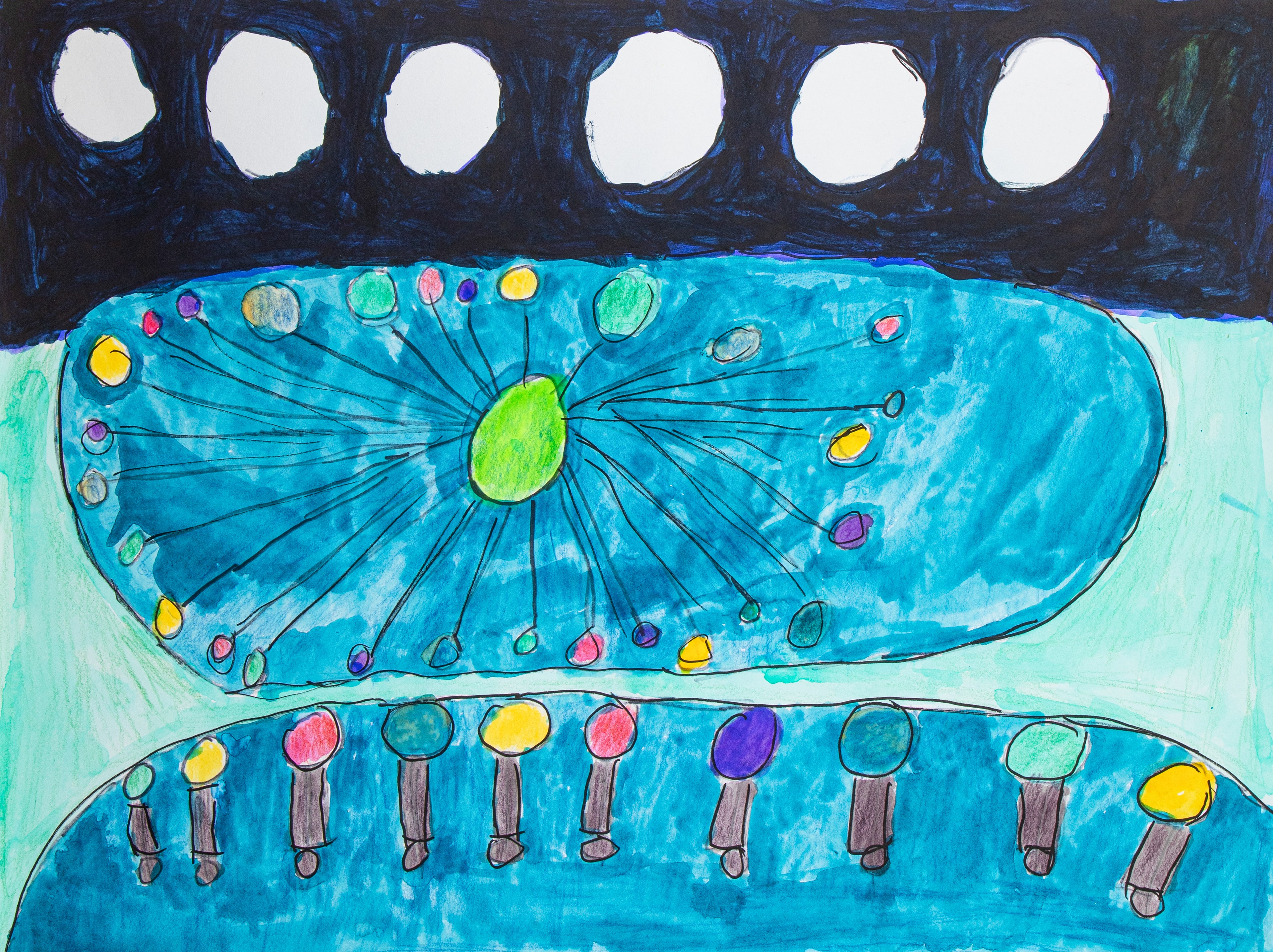 Nighttime Light Orbs, by Dennis Cenzer - pasc-gallery