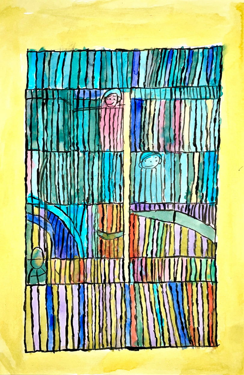 Untitled (Stained Glass), by Dennis Cenzer – pasc-gallery