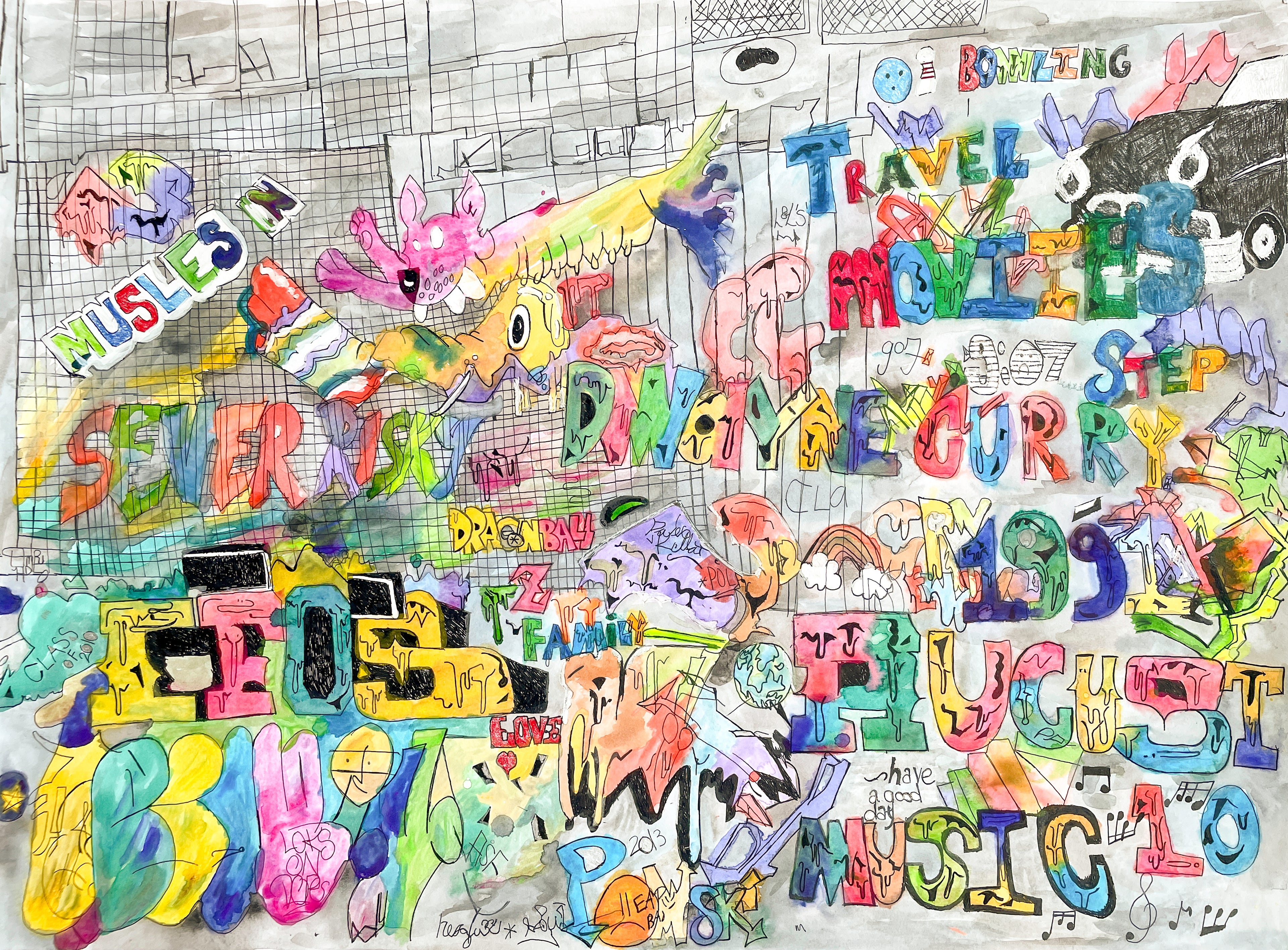 Graffiti, by Dwayne Curry - pasc-gallery