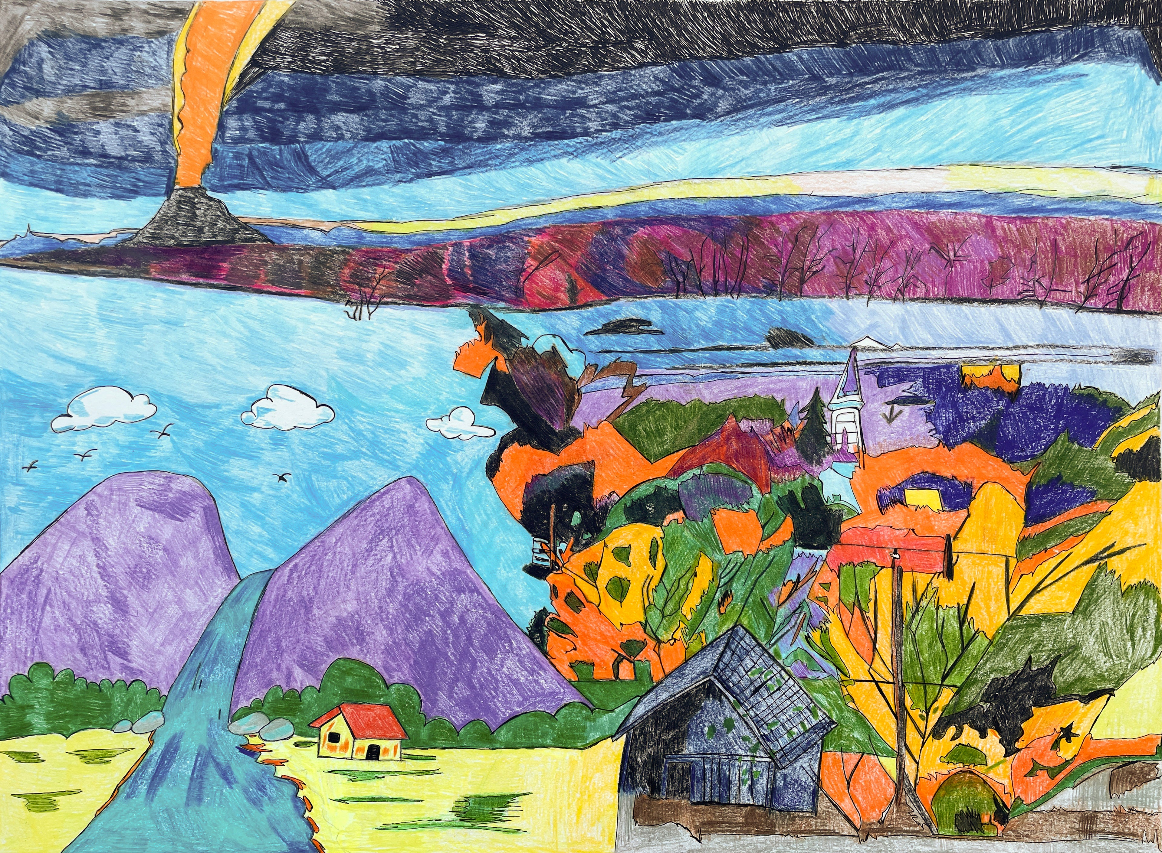 Landscape, by Dwayne Curry - pasc-gallery