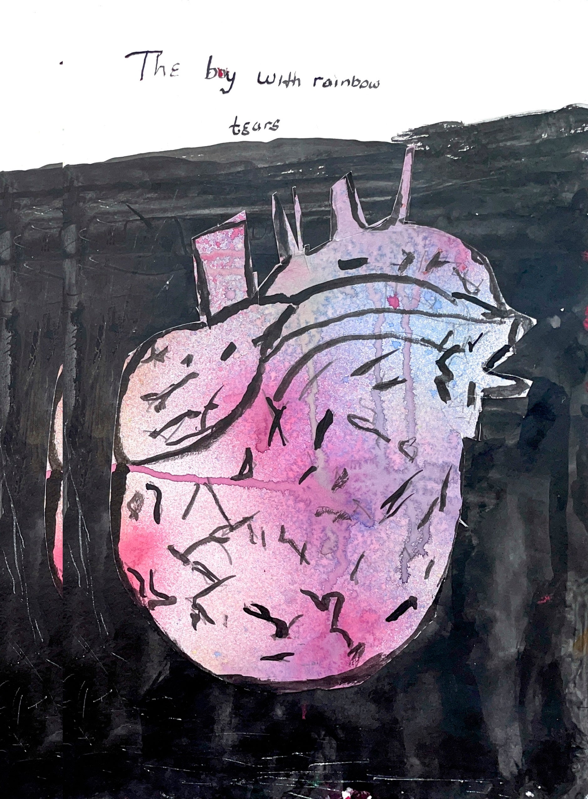 The Boy With Rainbow Tears, by Dylan Reeves - pasc-gallery